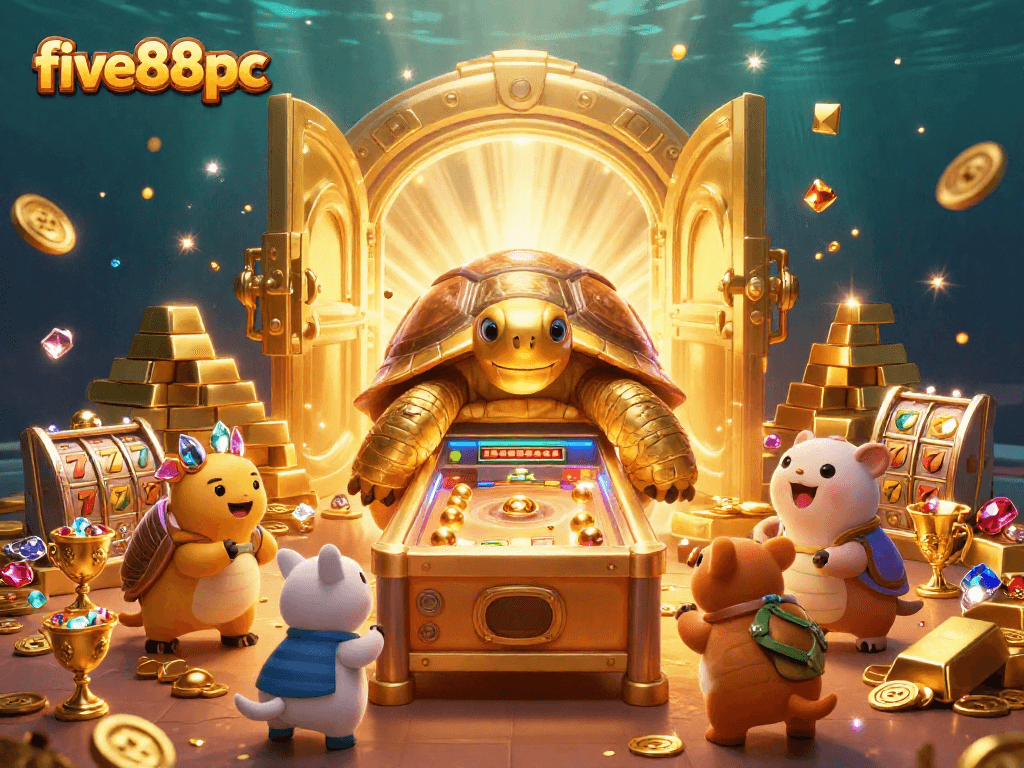 Join the excitement at five88pc as small animals enjoy the thrilling pinball machine casino adventure.
