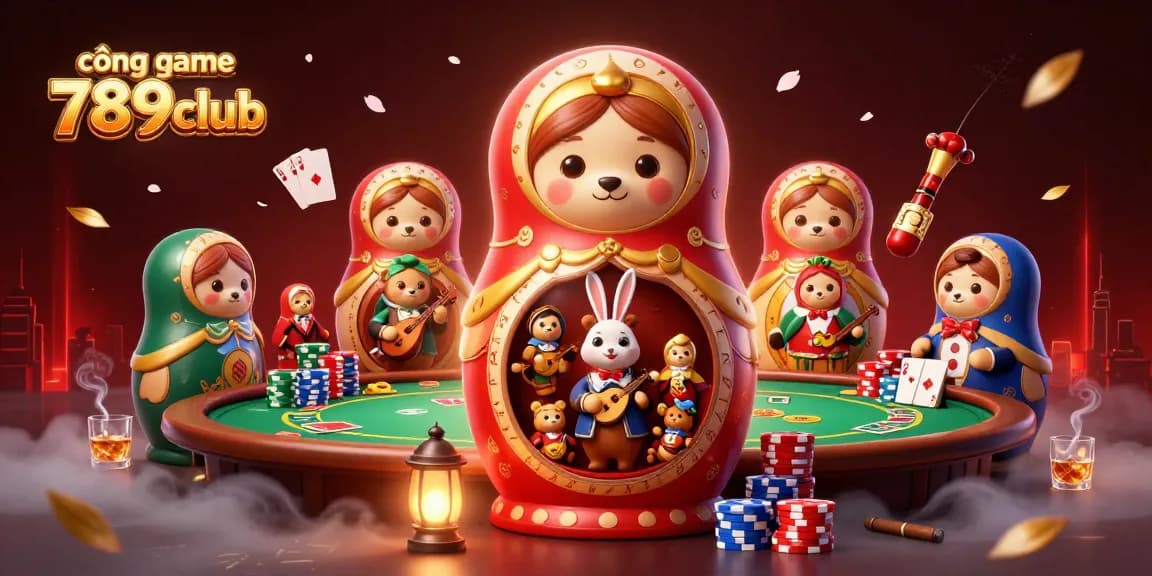 Engage in thrilling action at cổng game 789club, where 3D characters and vibrant poker elements come alive!