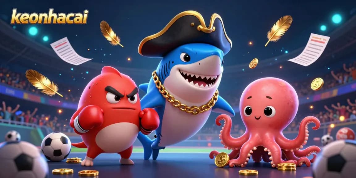 Join the excitement of sports betting with keonhacai featuring dynamic 3D characters and vibrant gaming elements.