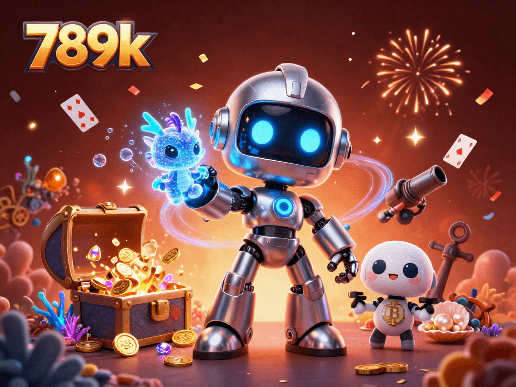 Engage in thrilling casino gaming with 789k featuring vibrant characters and elements.