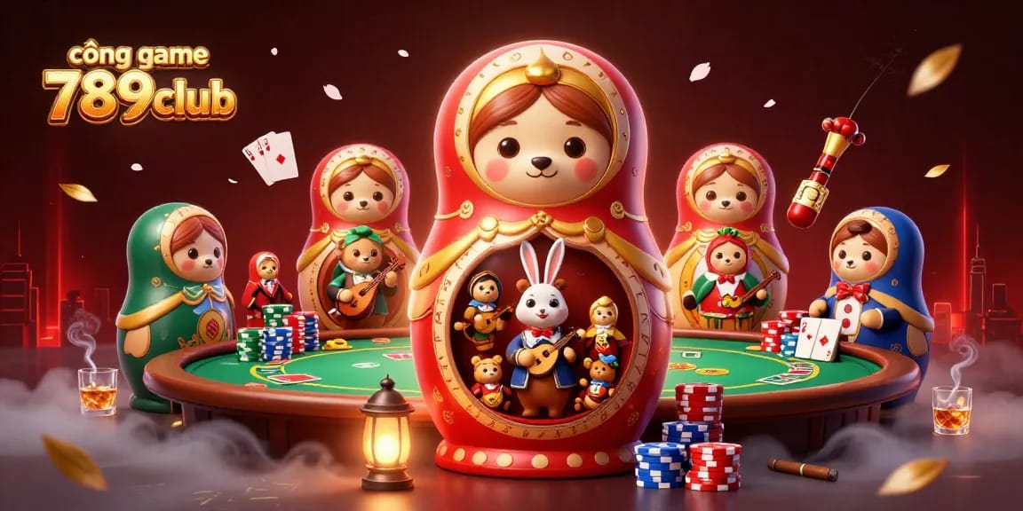 Engage in thrilling action at cổng game 789club, where 3D characters and vibrant poker elements come alive!