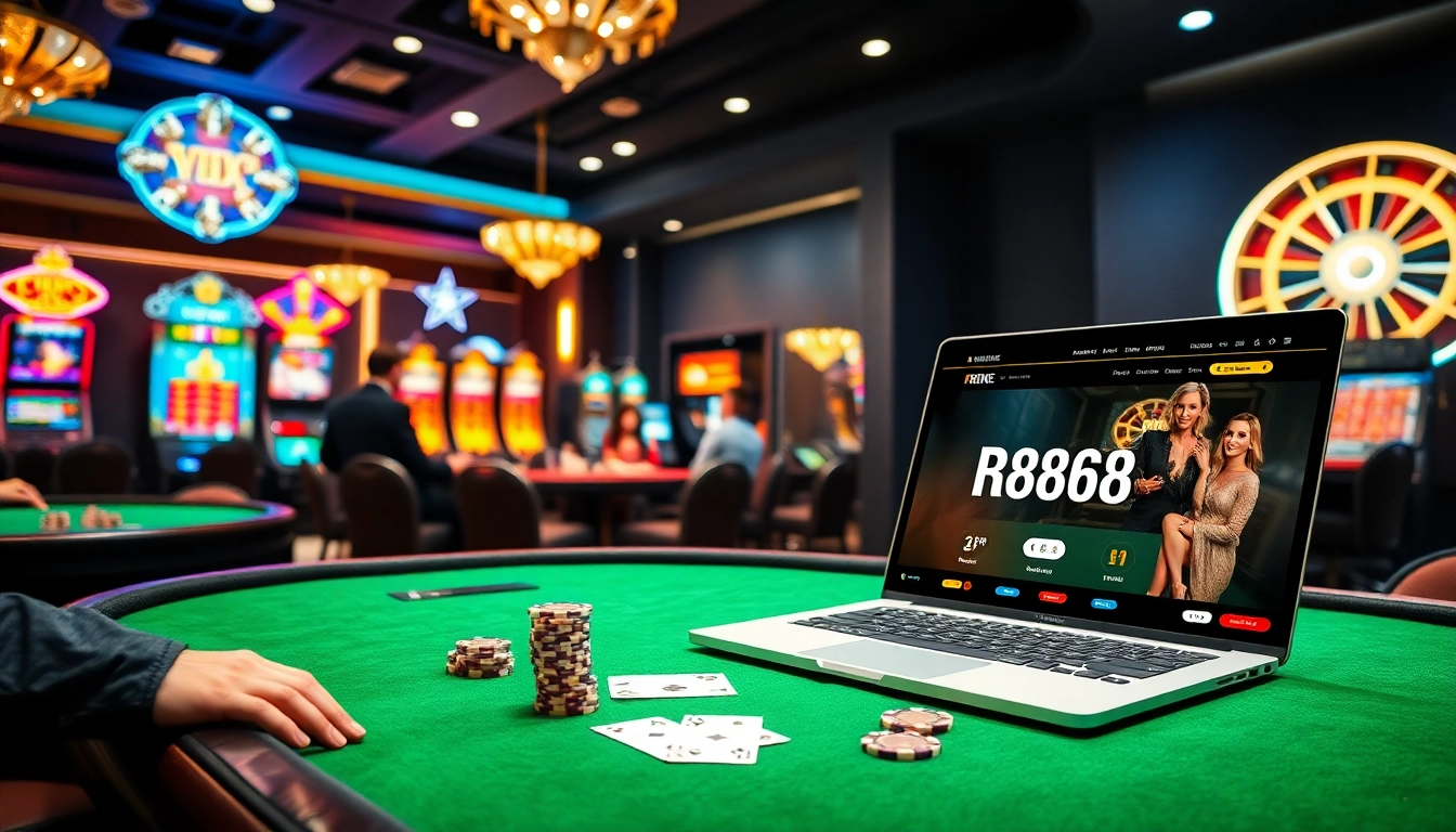 Experience high-stakes gambling at https://rr8888.in.net/ with vibrant casino tables, lively poker games, and slot machines.