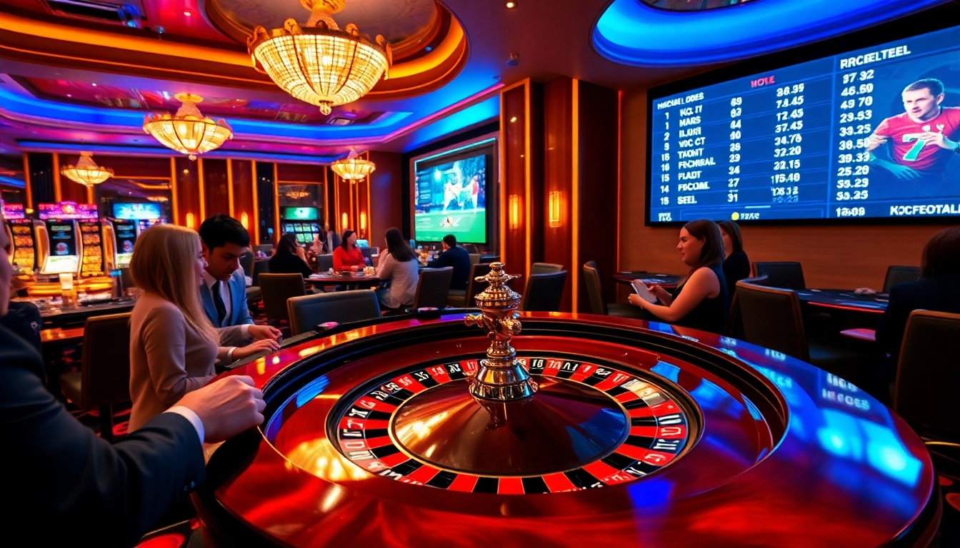 Experience thrilling bets at the roulette table, emphasizing the excitement of https://kjc.football/ betting opportunities.