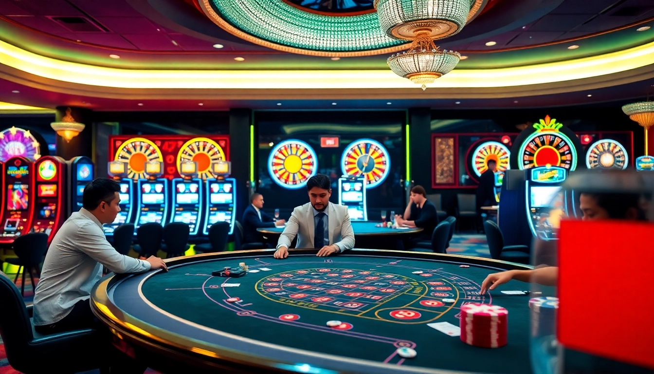 Experience thrilling gameplay at https://red88.hot/ with Baccarat tables and vibrant slot machines.